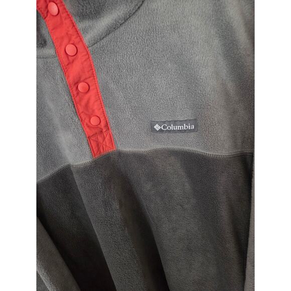 Columbia Men's Steens Mountain Half Snap Fleece Pullover Size XXL Grey - Picture 6 of 9